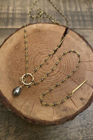 Can't-Go-Without Pyrite Necklace
