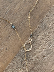 Key-Hole Lariat Necklace