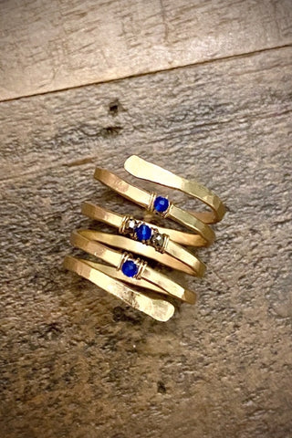 Kyanite Cuff Band Ring