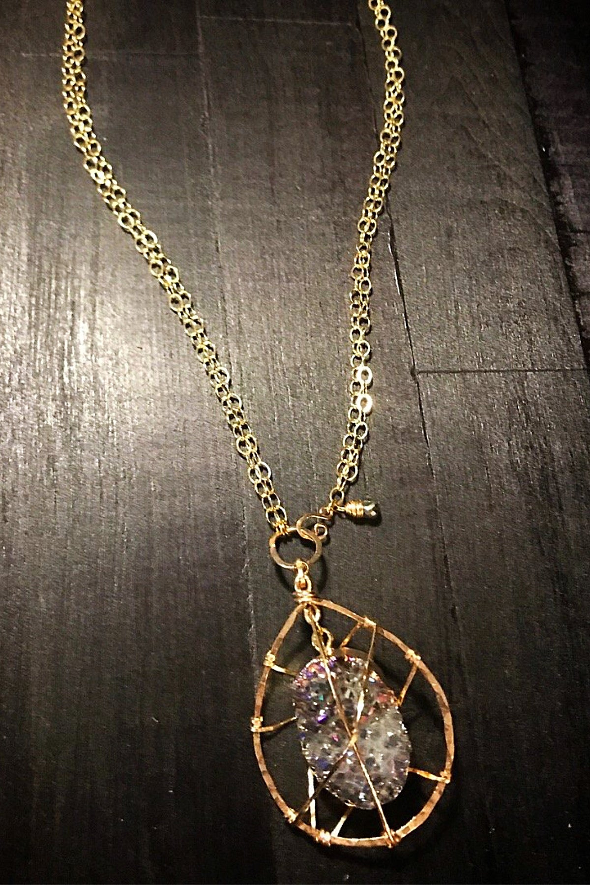 The Original 'Caged Druzy' Necklace