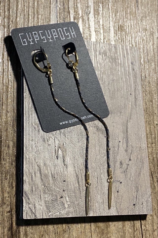 Labradorite Sheers Pendulum Earrings
