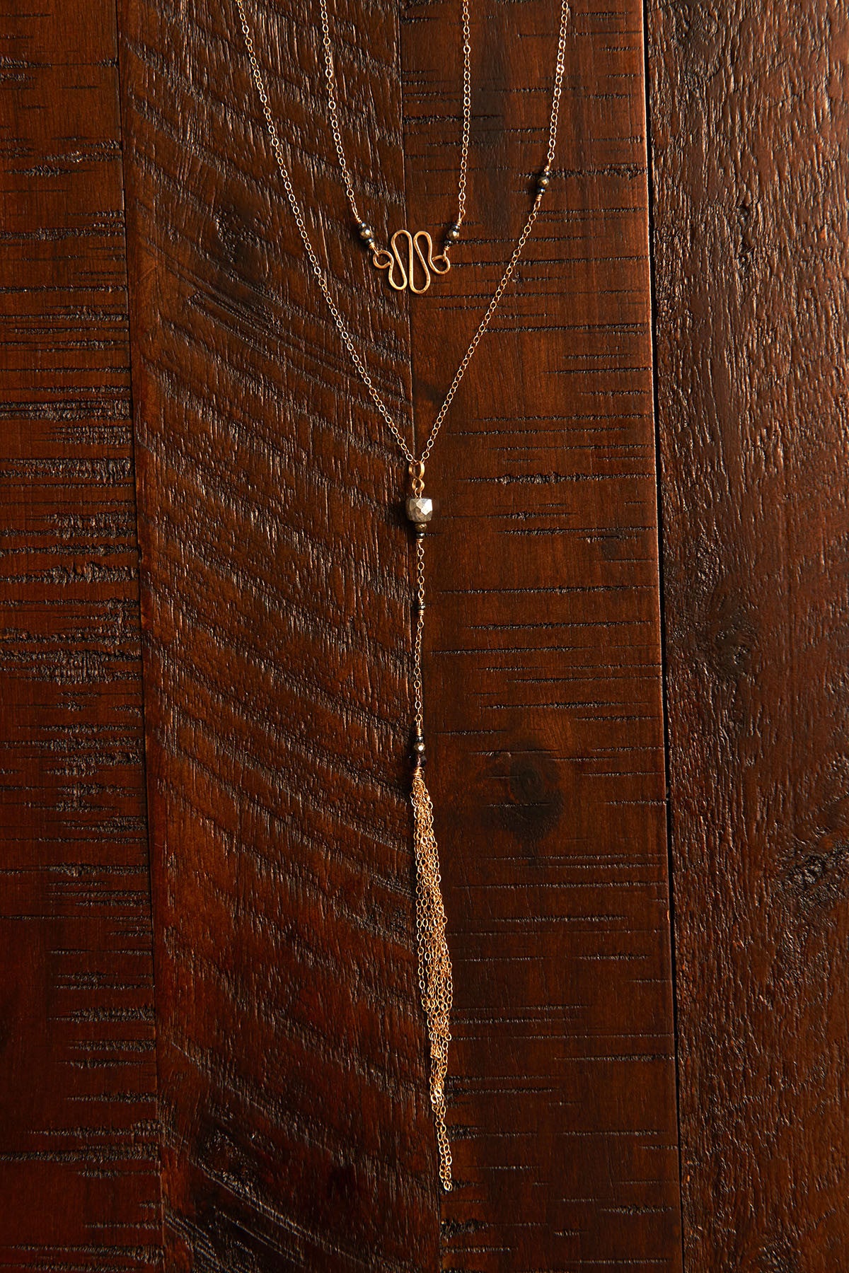 'IYB' Long Lariat Convertible Necklace